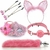 Dama Pink - Plug Anal Rabo Raposa Tiara Grampos Gargantilha