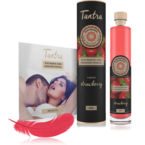 Óleo Morango Tantra A Sós 60ml