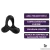 Anel Peniano Black Rider Triplo em Silicone Prolonga Ereção - comprar online