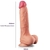 Dildo Consolo Realistico Grande Grosso com Escroto Ventosa 25x5cm - loja online