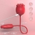 Vibrador de Ponto G e Sugador de Clitóris flower 9 vibrações na internet