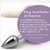 Plug Anal Rabo Raposa Pequeno Roxo e Branco Excita Dilata - Enaltecer - Bem-Estar Íntimo