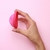 Imagem do Disco Menstrual Hipoalergico Silicone Feminist Rosa B 50 ml