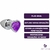 Plug Anal Coração Roxo Tamanho Grande Excita Dilata Lubrific - comprar online
