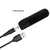 Vibrador Bullet Cápsula Preto Discreto Estimulador de Clitóris Seios Portátil Recarregável USB 10 Modos de Vibrações - comprar online