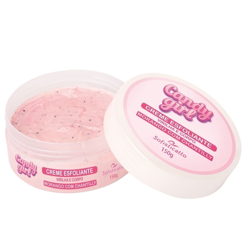 Esfoliante Candy Girl Morango Chantilly Sofisticatto 150g