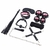 Kit Sado Completo Sadomasoquismo Preto com Rosa 8 peças na internet