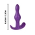 KIT com 4 plug Anal Pequeno ao Grande Silicone Roxo Excita na internet