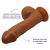 Consolo Dildo Grande Grosso Realístico em Silicone 23.4x4.7cm na internet