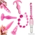 KIT com 1 Plug Jelly c Vibro e 5 plug anal e Dedeira Preto - Enaltecer - Bem-Estar Íntimo