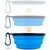 Comedouro Bebedouro retrátil silicone para Gatos e Cachorros