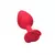 PLUG ANAL EM SILICONE - FORMATO ROSA - TAMANHO P na internet