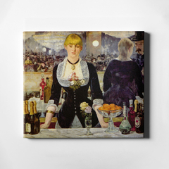 Imagem do Quadro Decorativo Edouard Manet Um Bar no Folies Bergère