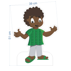 Kit totem 5 personagem Infância Missionária - loja online