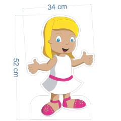 Kit totem 5 personagem Infância Missionária - SigmaDecor