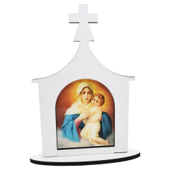 Oratório Capelinha em MDF Nossa Senhora Mãe Rainha - comprar online