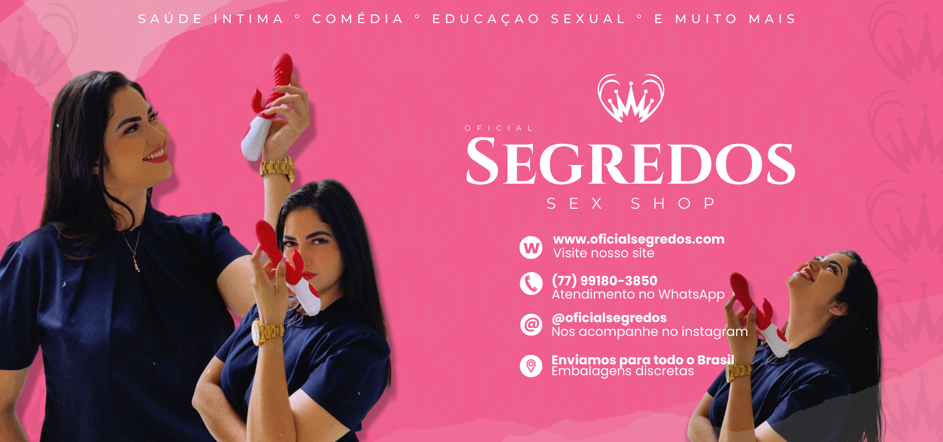 Imagem do banner rotativo Segredos Sex Shop