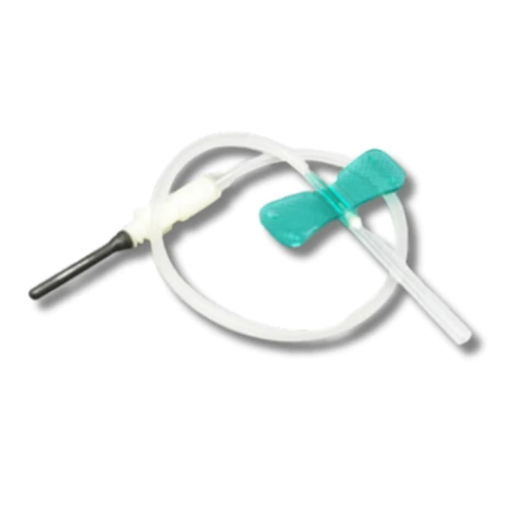 Aguja Mariposa 21G Verde Esteril C/10 pzs