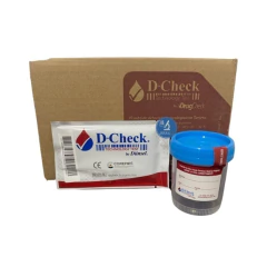 Antidoping D-Check 10 (Amp-Bar-Bzo-Coc-Met-Mtd-Opi-Pcp-Thc-Tca) C/25 Tarjeta