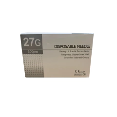 Aguja Hipodermica 27Gx13mm C/100 pzs