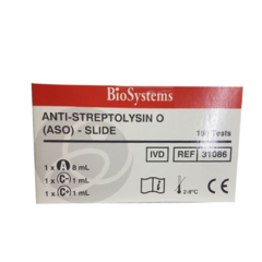 Antiestreptolisisna O (Aso) Latex 150 Pruebas Biosystems