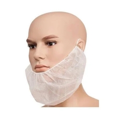 Cubrebarba Desechable Blanco 100pzs