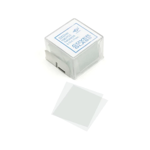 Cubre Objeto De Vidrio 22X22 Mm C/100