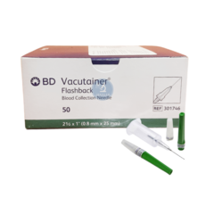 Flashback Verde Aguja 21Gx25mm 50Pz Bd