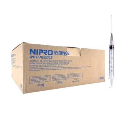 Jeringa 3ml 22x32 C/100 Pzs. Nipro
