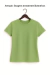 Camiseta Feminina Verde Kiwi - 100% Algodão - Pacote 10 unidades - comprar online