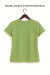 Camiseta Feminina Verde Kiwi - 100% Algodão - Pacote 10 unidades na internet