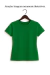 Camiseta Feminina Verde Bandeira - 100% Algodão - Pacote 10 unidades - comprar online