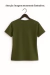 Camiseta Feminina Verde Musgo - 100% Algodão - Pacote 10 unidades na internet