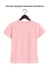 Camiseta Feminina Baby Look Rosa Bebê - 100% Algodão - Pacote 10 unidades na internet