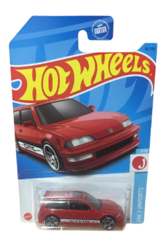 Hot Wheels 90 Honda Civic EF Serie HW J-Imports Nuevo