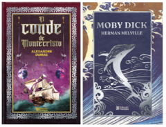 El Conde De Montecristo Dumas y Moby Dick Melville Fractales Pasta Dura