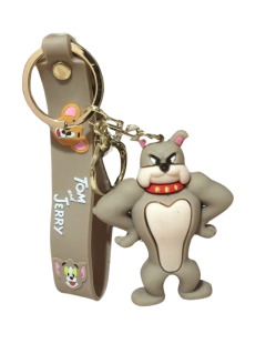 Llavero de Bulldog Spike de Tom y Jerry Con Correa