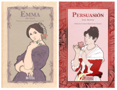 Emma y Persuasión de Jane Austen Pasta Dura Colección Fractales