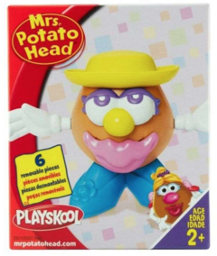 Mrs Potato Head Playskool 6 Piezas Desmontables Figura 1