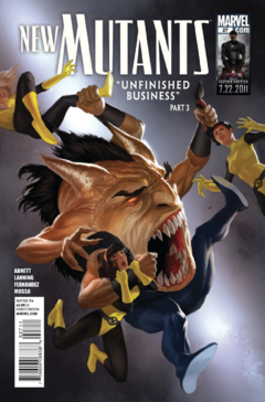 New Mutants No 27 Marvel Comics Sept del 2011