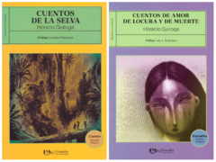 Horacio Quiroga Cuentos de la Selva y Cuentos de Amor De Locura y De Muerte Pack dos Libros - Libro Nuevo