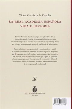 La Real Academia Española Vida E Historia - Víctor García de la Concha Libro Nuevo - comprar en línea