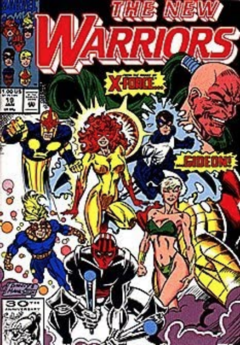 The New Warriors No 19 Marvel Comics Enero 1992