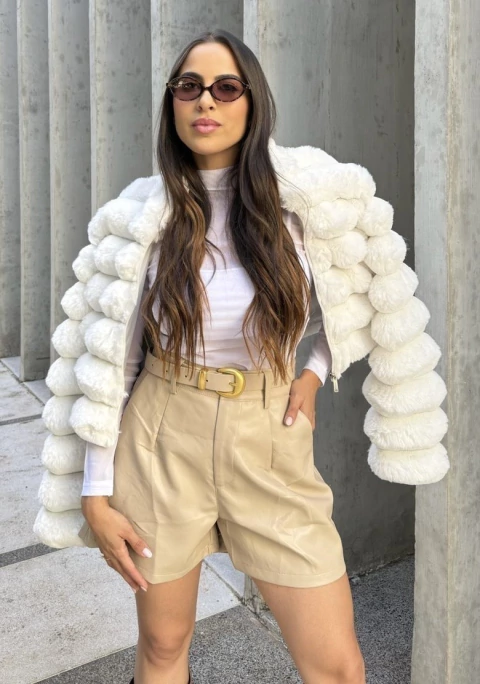 Short Courino Com Cinto - comprar online