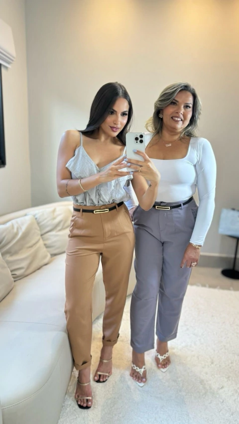 Calça Inspo Zara Com Cinto - comprar online