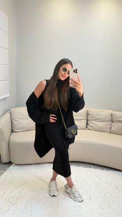 CONJUNTO VESTIDO CARDIGAN TRICOT - Marzul Beachwear