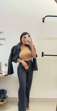 Jaqueta Couro Fake na internet