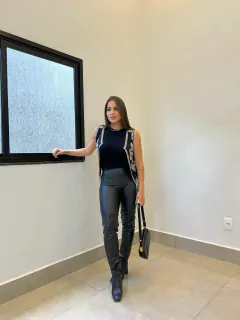 Colete Veludo com Strass Franjas - comprar online