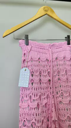 Calça Tricot Rosa - comprar online