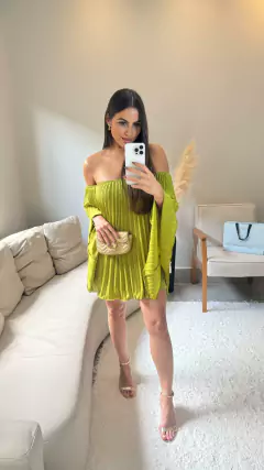 Conjunto Plissado Ombro Á Ombro - comprar online